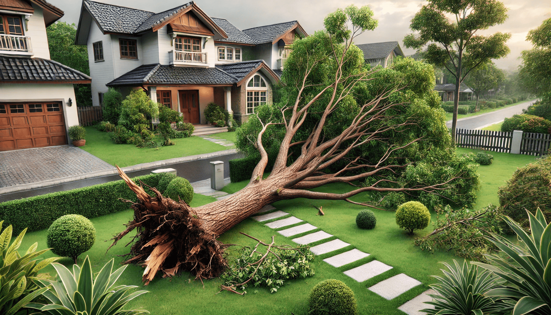 Mehr über den Artikel erfahren Umgestürzter Baum: Wann zahlt welche Versicherung?